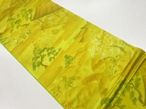 屋敷・貴族・ヱ霞に松模様洒落袋帯